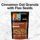 KIND Healthy Grains Granola, Cinnamon Oat Clusters with Flax Seeds, Healthy Snacks, Gluten Free, 100% Whole Grains, 5g Protein, 11oz, 1 Count (EXP 01/27/26)