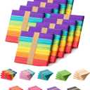 Mr. Pen- Colored Popsicle Sticks, Wooden Rainbow Colored Popsicle Sticks for Crafts, 500 Pack, 4.5 Inch