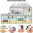 ThermoMate Electric Tankless Water Heater, 11kW 208~240 Volt, On Demand Instant Hot Water Heater, Self Modulating Energy Saving, Save Space, 2.15GPM at 35°F Rise