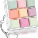 FunisFun Keyboard Fidget Toy with Keychain, 9 Buttons Fidget Clicker for Adults, Stress Relief Office Gifts to Relieve Anxiety and Improve Focus