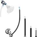 Shower Enema System with 79 Inch Hose, 3-Way Diverter, Shower Douche for Men and Women Portable Cleaner, Enema Nozzle Kit Cleaner Attachment