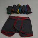 5Mayi Men's Underwear Boxer Briefs Cotton Regular Long Mens Boxer Briefs Underwear Men Pack, L