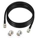 Superbat SDI Cable 10ft BNC Male to Male Belden 1694A Black 3G/6G/12G SDI Cord Support HD-SDI/3G-SDI/6G-SDI/4K Video Camera CCTV Systems, Precision BNC Video Cable