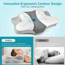 Cervical Pillow for Neck Pain Relief - Ergonomic Pillow for Sleeping Side Sleeper Pillow for Adults, Contour Neck Pillow Cooling Memory Foam Pillows, Orthopedic Bed Pillow for Back Stomach Sleepers