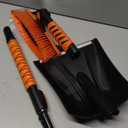 42'' Ice Scraper and Extendable Snow Brush Emergency Snow Shovel Snow Broom with Foam Grip 180 Pivoting Brush Head Snow Scraper for Cars, Trucks, SUVs, Vehicle