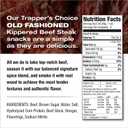 Old Trapper, Trapper’s Choice Kippered Steak, Old-Fashioned Flavor, Eight-Ounce Individual Package, Savory Steak Pieces, 10 Grams of Protein and 70 Calories per Serving (Pack of One) (EXP 08/13/27)