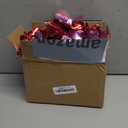 TURNMEON 2 Strings Total 66 Feet Valentines Heart Tinsel Garland Decorations Red Pink Twist Garland Metallic Streamer Valentine's Day Decorations Home Tree Indoor Outdoor Wedding Hanging Decor