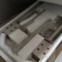 Huuger Entryway Console Table with Charging Station, USB-C Port, 47.2 Inch Sofa Table with Metal Legs, Entry Hallway Table with Thicker Desktop, Modern Behind Couch Table, Grey