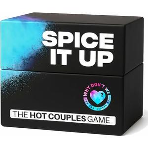 Why Don't We - Spice IT UP - Super Fun Couples Games for Date Nights: 150 Cards with Conversations, Spicy Dares & More - Best Date Night Games for Couples - Romantic Adult Couple Game