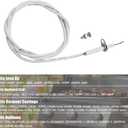 4-Pack Grill Igniter Wire & Ceramic Electrode Kit Fit for Jenn Air, BBQ Grillware, Vermont Casting and Others Gas Grill Igniter Ignition Electrode Gas Burner