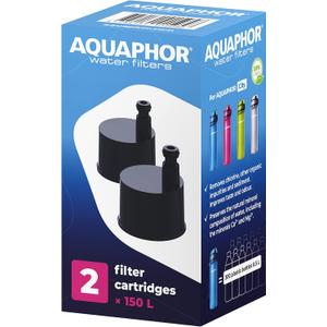 AQUAPHOR City Bottle Filter Pack x 2 | Filters Chlorine & Impurities | Stay Hydrated On The Go!