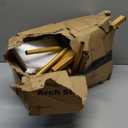 Pureegg Metal Arch Backdrop Stand Set - Set of 2 (7.3ft/6.2ft), Gold Wedding Stand with Stable Base, Elegant Backdrop Cover for Party, Birthday, Baby Shower, Graduation, Easy to Assemble