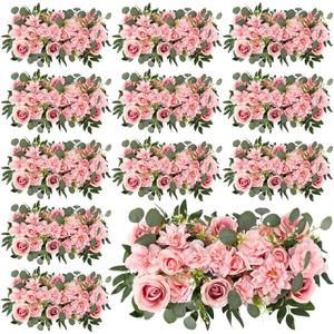 Norme 12 Pack Wedding Arch Flowers Bulk, 19.7×7.9", Pink
