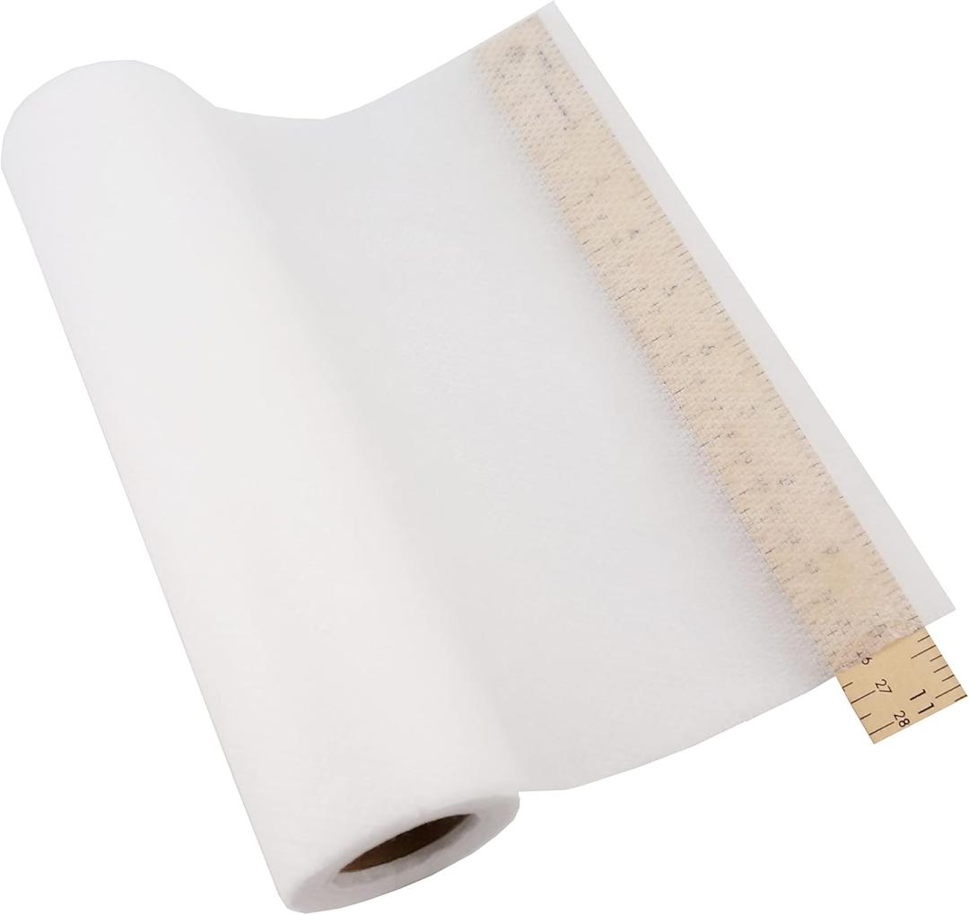 New Brothread No Show Mesh Machine Embroidery Stabilizer Backing 10" x 10 Yd roll - Light Weight 1.8 oz - Cut into Variable Sizes for Machine Embroidery and Hand Sewing