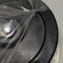 4 inch Spring Loaded Adjustable Gate Wheel with Universal Mount Plate, Swing Gate Support Wheel, Heavy Duty Gate Wheel Casters for Wooden Gate and Fence, 1 Pack, Black