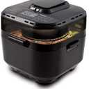 NUWAVE Brio Healthy Digital Air Fryer 10-quart with One-Touch Digital Controls, Rotisserie Cooking Capabilities & Advanced Sear, Warm & Stage Cooking Features