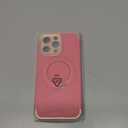 COOLQO for iPhone 14 Pro Max Case 6.7'' Upgraded 360 Spin Magnetic Stand [Compatible with Magsafe][Military Protection] Shockproof Protective Phone Holder Cover for iPhone 14 Pro Max, Red Gold