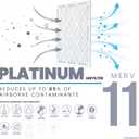 Accumulair Platinum 21x23x1 MERV 11 HVAC Air Filter (4-Pack) | Replacement Air Filter for AC and Furnace | Made in USA | Actual Size 20.75 x 22.75 x 0.75