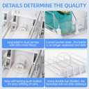 Drink Organizer for Fridge,Soda Can Dispenser for Refrigerator,Upgraded 5 Row Fridge Drink Organize,Drink Pusher for Fridge,Automatic Refrigerator Drink Organize for Fridge Holds up to 25 Cans