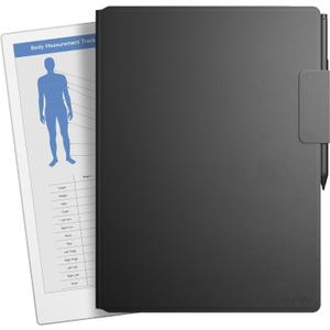 OLAIKE Magnetic Book Folio Cover for Remarkable Paper Pro 11.8 Inch 2024, Support Auto Wake/Sleep, Lightweight Remarkable Paper Pro Case with Pen Clasp, Black (Practical Templates Included)