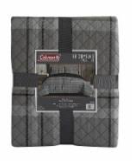 Coleman Gregory Plaid 1 Quilted King Sham