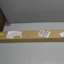 LazBlinds Cordless White 1" Room Darkening Vinyl Mini Blinds, 36" W x 48" H Horizontal Window Blinds for Home, Cordless Shades for Indoor Windows