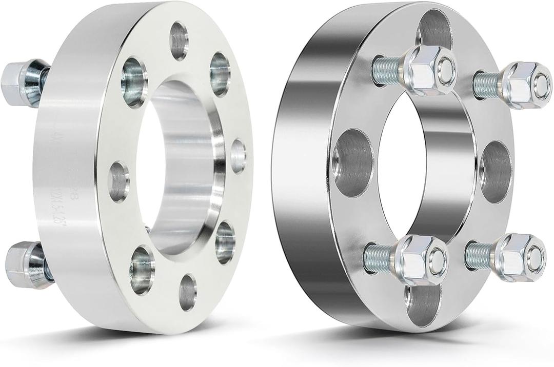SCITOO 2Pcs Wheel Spacers 1.25 inch 4x4.5 Bore 78.1mm Studs 12x1.5 4 Lug Wheel Spacers Adapters Fit for for Honda for Accord for Honda Prelude for Hyundai for Elantra for Hyundai