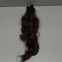 FELENDY 18" Ponytail Extension Curly Wavy Clip in Hairpiece Wrap Around Long Pony Tails Hair Extensions Synthetic for Women Medium Brown