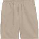 Classroom Uniforms Pull On Shorts for Boys & Girls With Elastic Waistband 52132, 12, Khaki