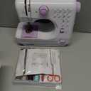 This Lightweight Sewing Machine Is Designed For Convenience And Versatility, Sewing Machine For Beginners, Portable 12 Built-In Stitches, (High-Low Speeds), 505UJH, DC Power Supply Method