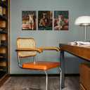 Cheetah Wall Art Set of 3Cool Animal Canvas Poster Prints with Stylish Leopard in Suit and Lounge DcorSafari Animal Artwork Painting for Living Room,Office,Game Room,Bar, Bachelor Pad,Framed16x24in