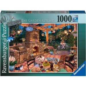 Ravensburger My Haven No.10 The Garden Kitchen 1000 Piece Jigsaw Puzzles for Adults and Kids Age 12 Years Up