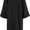 Happy Secret Matte Choir Robe for Church Adults, Graduation Gown, Baptismal and Judge Robe for Ceremony Use, (5'6"-5'8") 51"
