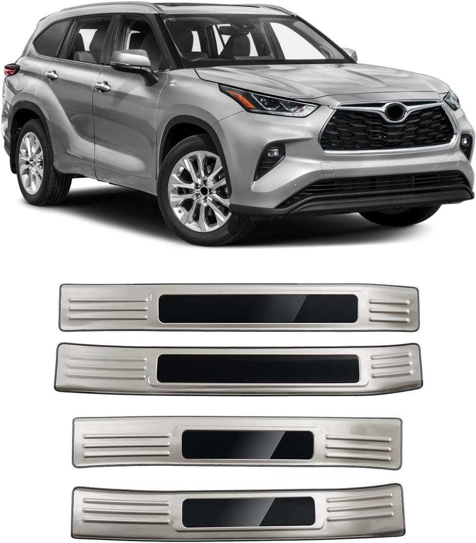 Door Sill Protector for Toyota Highlander 2020-2026 Door Sill Guard