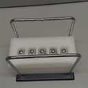 SEVNPRIME 5 Large Beads Newton's Cradle Balance Balls Desk Toys Office Decorations with Black Wooden Base Desk Balance Balls Fun Science Physics Toys for Office/Bedroom/Living Room