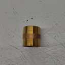 Anderson Metals - 80300-2420 80300 Lead-Free Red Brass Pipe Fitting, Nipple, 1 -1/2" x 1 -1/2" NPT Male, 2" Length