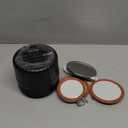 Electric-Mason-Jar-Vacuum-Sealer, Automatic Wide Mouth and Regular Mouth Mason Jar Vacuum Sealer Kit, VP06+ Vacuum Sealer for Jars with Opener & 5 Pairs of Lids (Black)