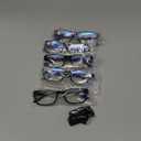Gaoye Professional Reading Glasses for All Day - Computer Readers with Blue Light Protection - Value Pack (B1-5 Pack Light Black)