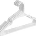 Mr. Pen 10 Pack White Plastic Clothes Hangers - Shirt Hangers for Closet