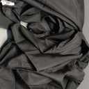 BRILLMAX Pack of 3 Black Round Tablecloths 120 Inch - Circle Bulk Linen Polyester Fabric Washable Table Cloth Cover for Wedding Reception Banquet Birthday Party Buffet Restaurant