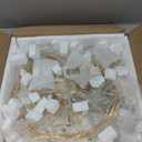 Crystal Gold Chandelier Modern Round Ceiling Pendant Light Fixture Tree Branch Chandeliers for Living Room Dining Room Kitchen Bedroom Hotel