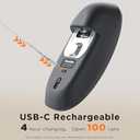 Canslab Ultrablde SE - USB Rechargeable Electric Can Opener for Kitchen for Seniors with Arthritis- Cordless Battery Powered Automatic, Side Cut, Smooth Edge, Handsfree, for Small or Large Cans, Grey (Charcoal)