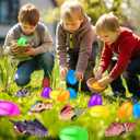 2 x AMENON 6 Pack 4.6" Large Easter Eggs Filled with Dinosaur Pull Back Car Toys, Easter Basket Essential Stuffers,Eggs with Toys Inside Pull Back Vehicles for Kids Toddlers Boys Girls Party Favors Gifts