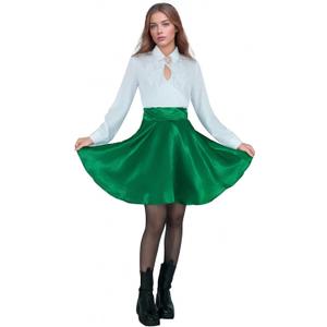 Ellen Costume Women Christmas Vacation Cosplay Ellen Shirt Halloween Top and Skirt Dress Brooch Suit (X-Small, Type 2)
