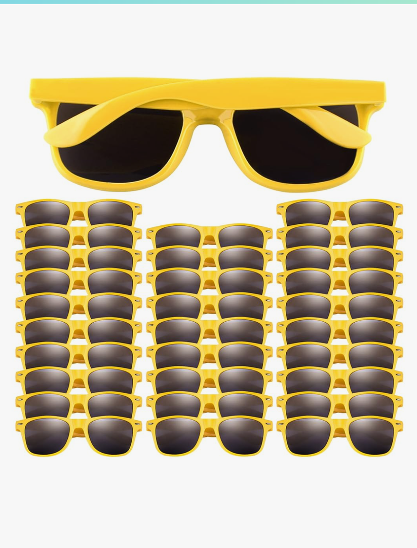 FEPITO Party Sunglasses Kids Sunglasses Bulk for Birthday Party Supplies