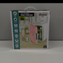 Cooluli Mini Fridge for Bedroom - Car, Office Desk & Dorm Room - Portable 4L/6 Can Electric Plug In Cooler & Warmer for Food, Drinks, Skincare Beauty & Makeup - 12v AC/DC & Exclusive USB Option, Pink