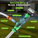 Cordless Stick Water Transfer Pump, Portable Water Pump,Battery Powered (Includes 21V, 2 * 4000mAh Batteries),720GPH, 33-Foot Head,for Pools, Gardens, Ponds, Boats, Rain Barrels, and Outdoor Drainage