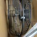 GARVEETECH 12'' High Velocity Floor Fan, 2000 CFM High Velocity, 3 Speeds, Metal Shop Fan with 360° Tilt Adjustable and Carry Handle, Industrial Cooling for for Garage, Workshop, Office, Home, Large