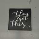 You Got This Inspirational Plaque Signs, Motivational Home Office Desk Black Decor, Home Tabletop Signs Decor, Farmhouse Decor, Affirmation Quotes Gifts for Friend, Office Decor -A27