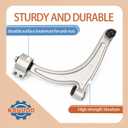 Front Lower Control Arm Suspension Kit Fit for 2004-2012 Chevrolet Malibu 2005-2010 Pontiac G6 2007-2009 Saturn Aura with Ball Joint Tie Rods K620180 K620179-8 pcs